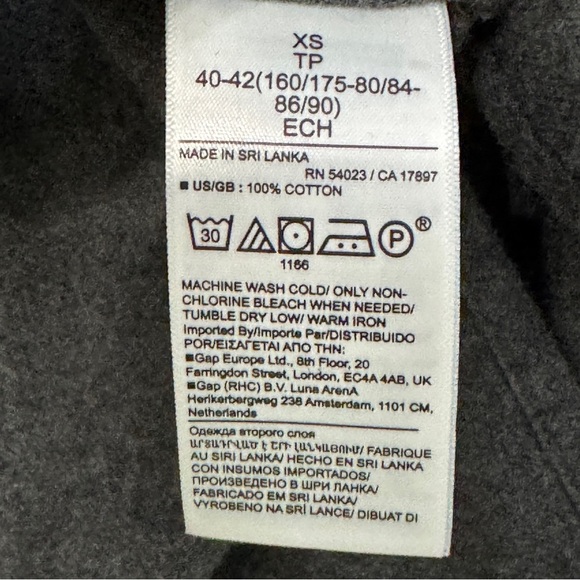 Banana Republic Cotton Cropped Shirt | Women’s XS | Pleated Sleeve Band Collar - Picture 5 of 7